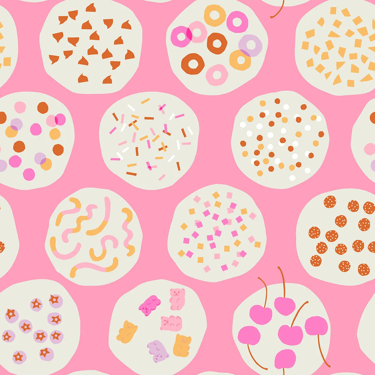 1/2 Yard - Sugar Cone Flamingo RS3061 12  by Kim Kight