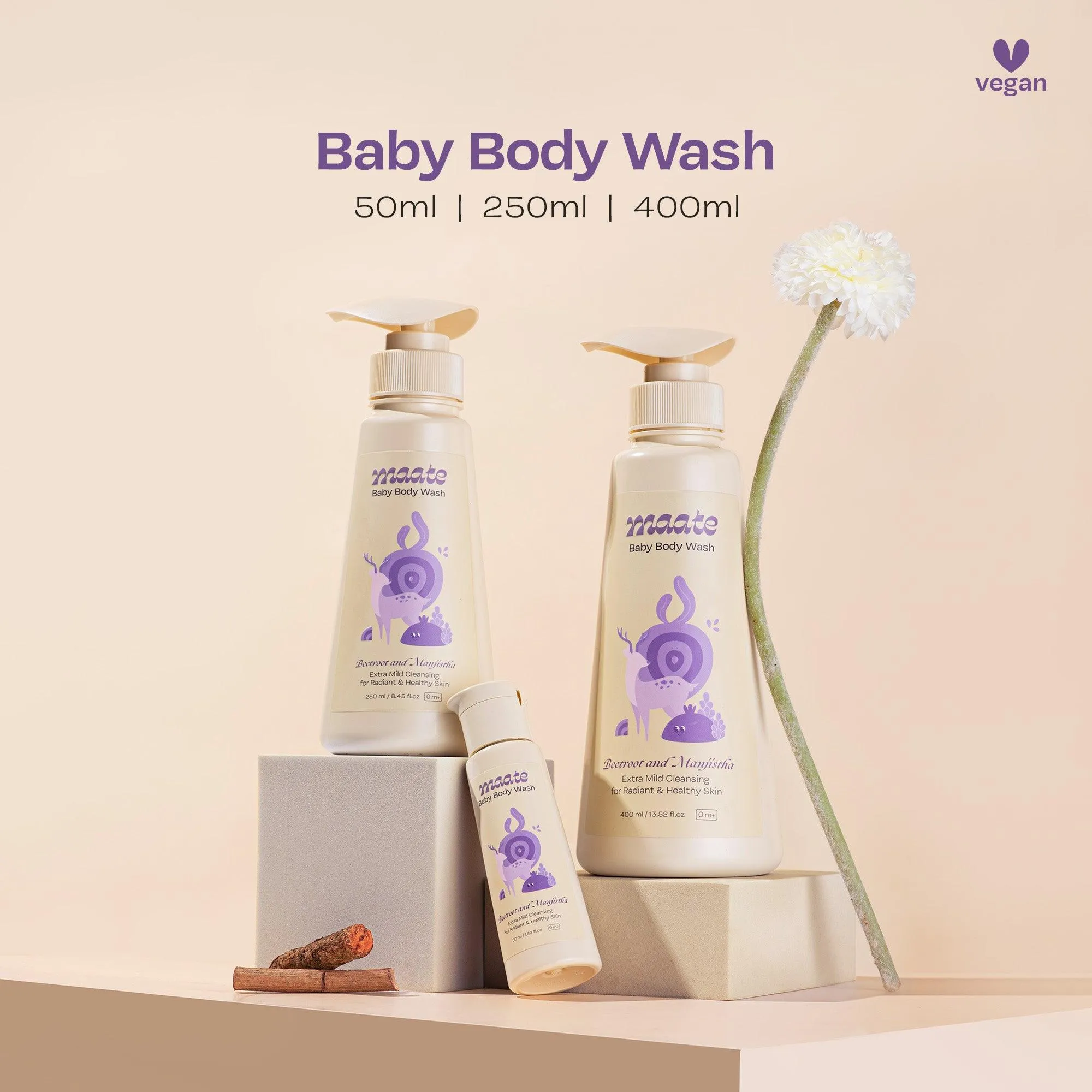 Baby Body Wash ph Balanced | Soap Free
 - 50 ML