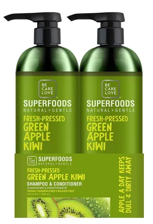 BCL Superfoods Natural   Gentle Clarifying Shampoo & Conditioner Twin Pack 34 oz