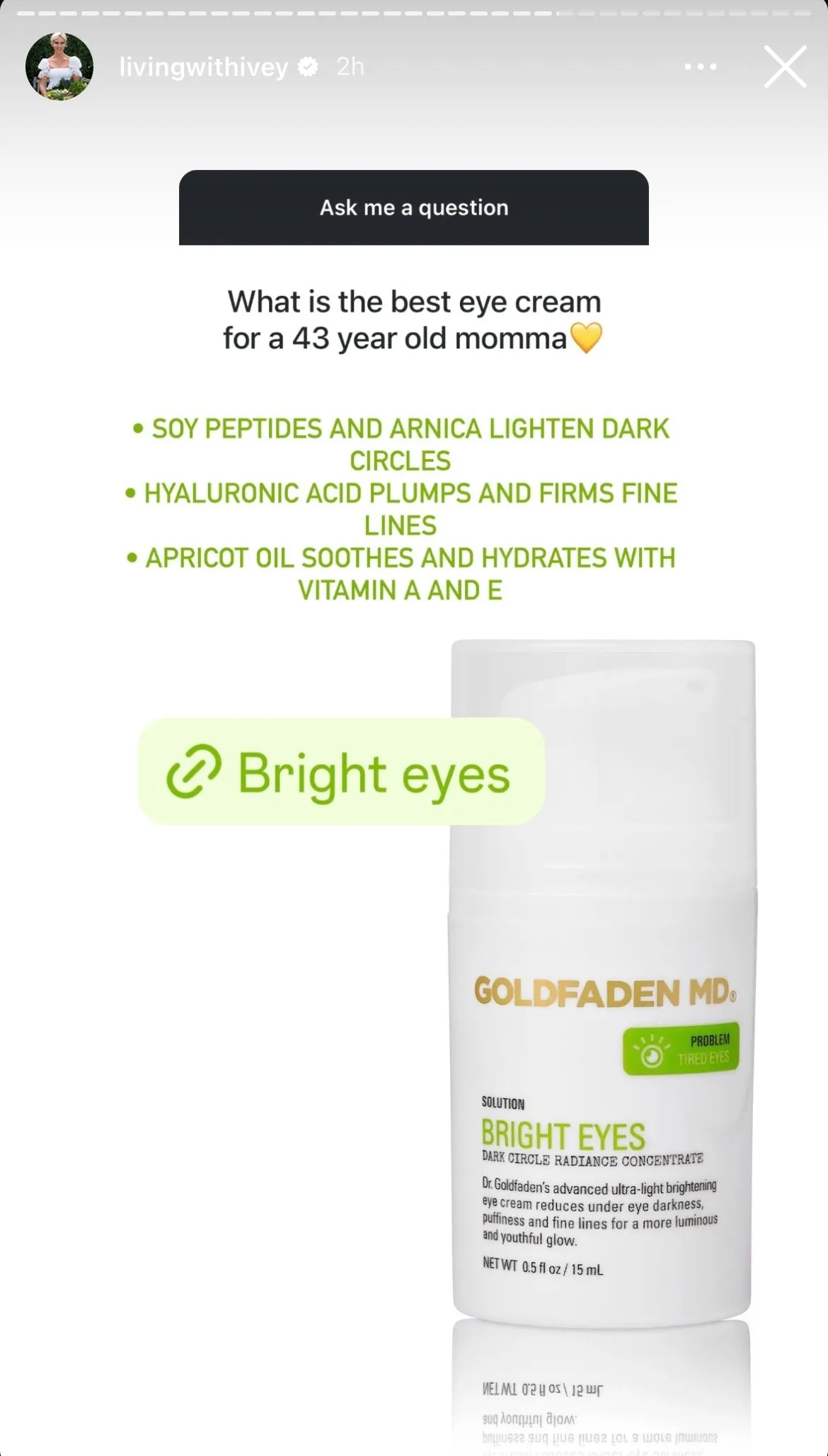 Bright Eyes Eye Cream