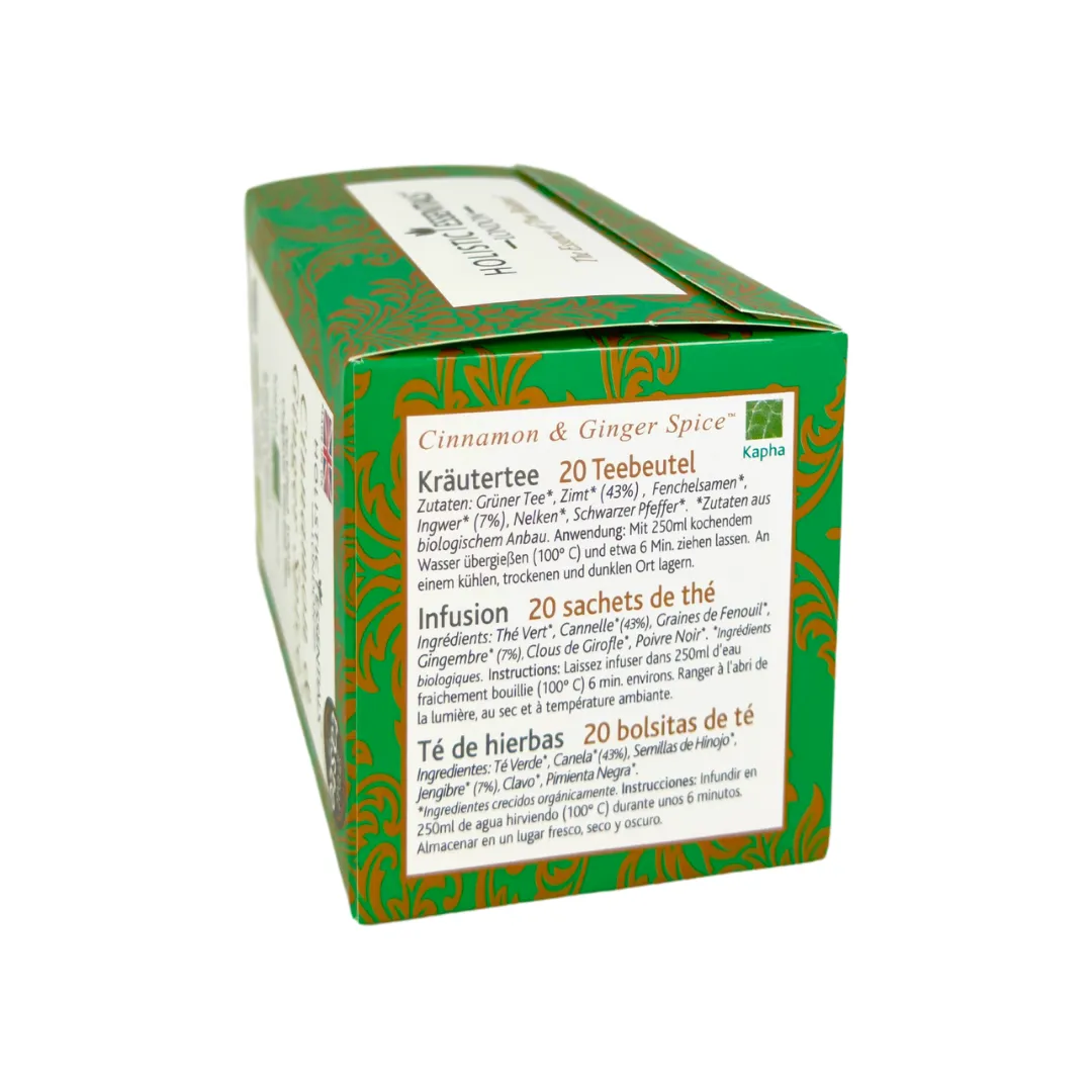 Cinnamon & Ginger™ - Organic Herbal Tea - Kapha Blend