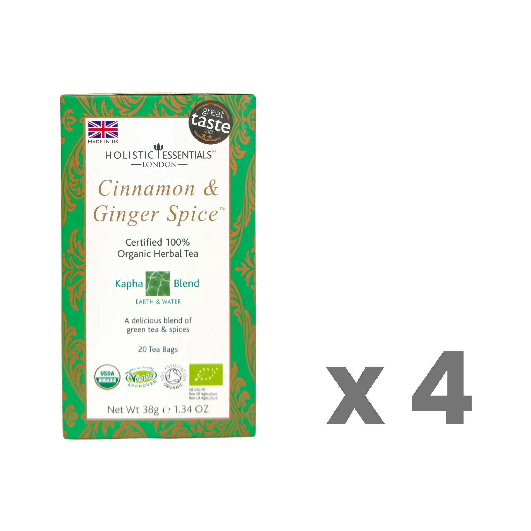 Cinnamon & Ginger™ - Organic Herbal Tea - Kapha Blend