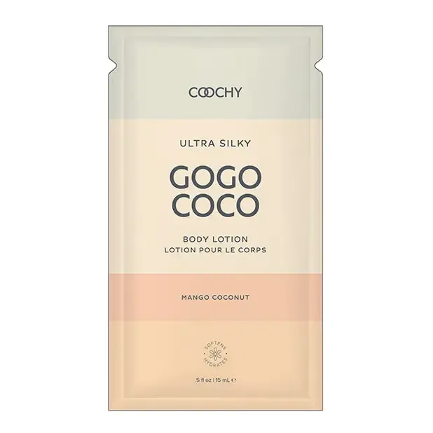 Coochy Ultra Silky Body Lotion Foil - .35 Oz Mango Coconut