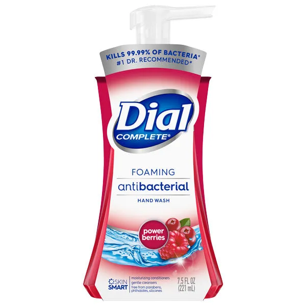 Dial Complete Antibacterial Foaming Hand Wash, Power Berries, 7.5 oz
