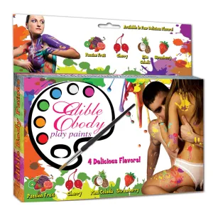 Edible Body Play Paints 4-Pack