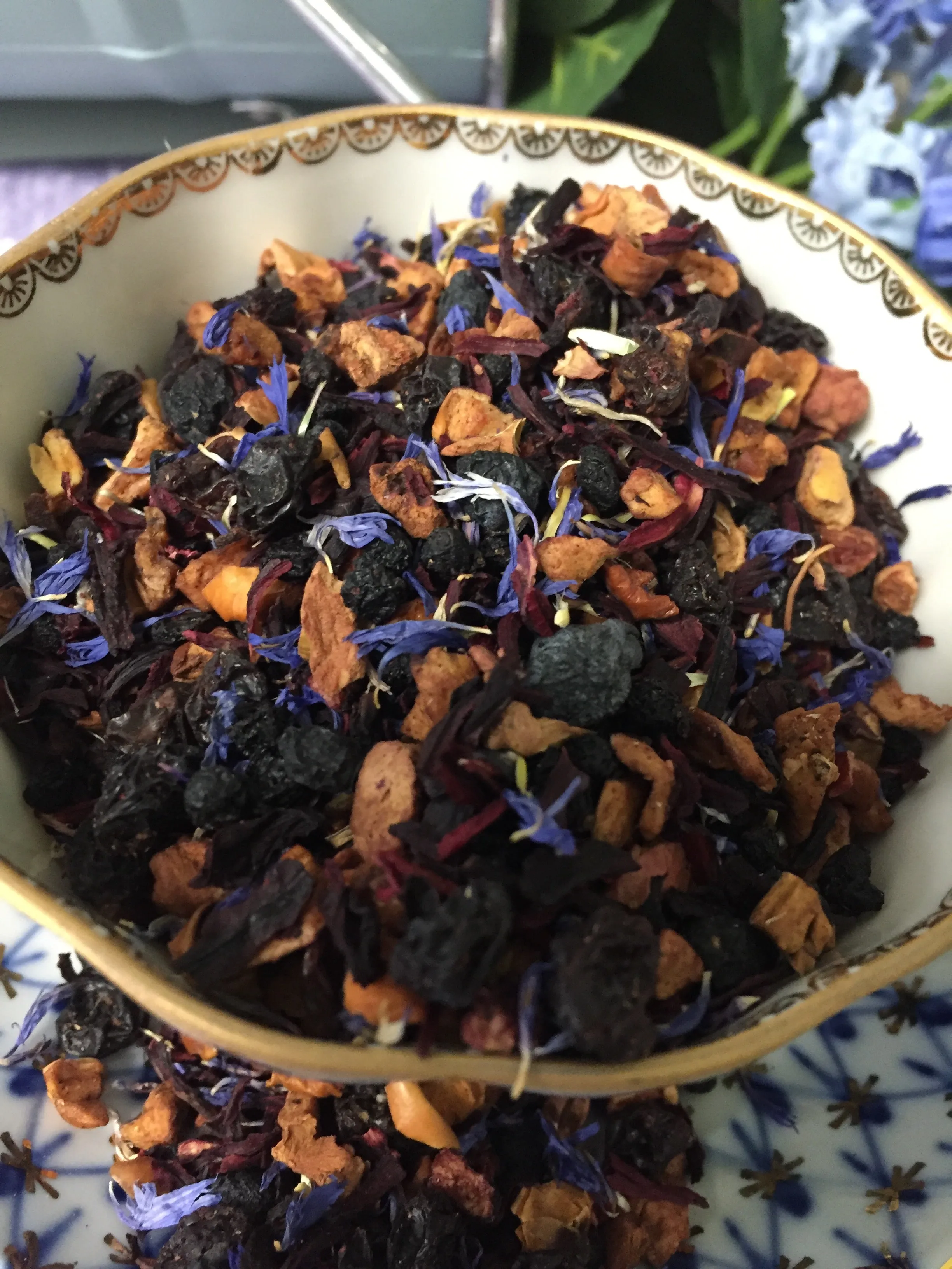 English Blueberry Tea