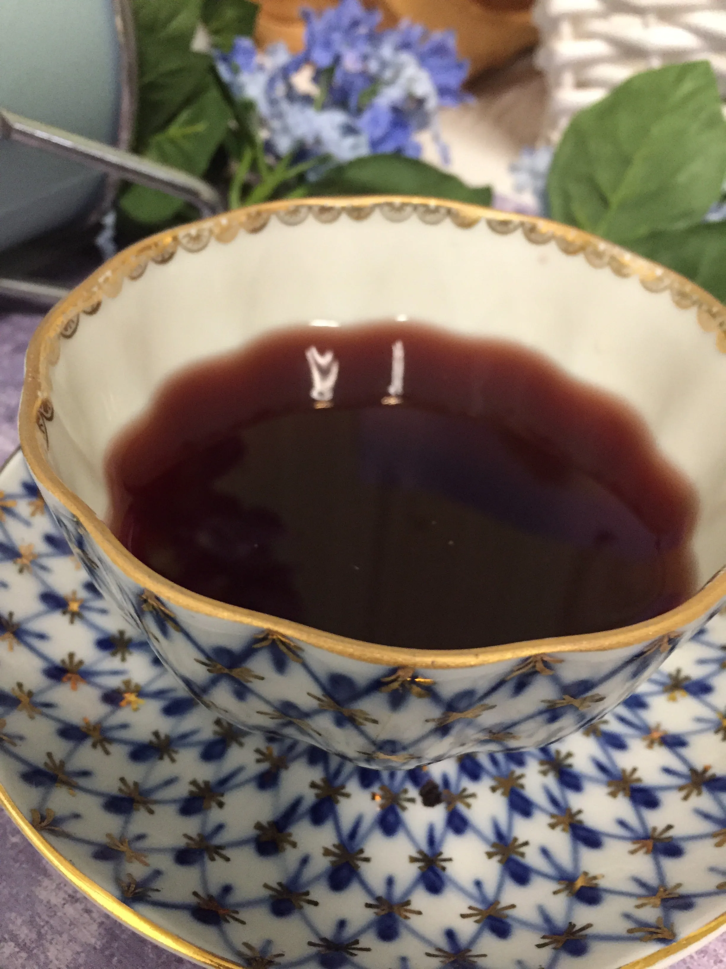 English Blueberry Tea