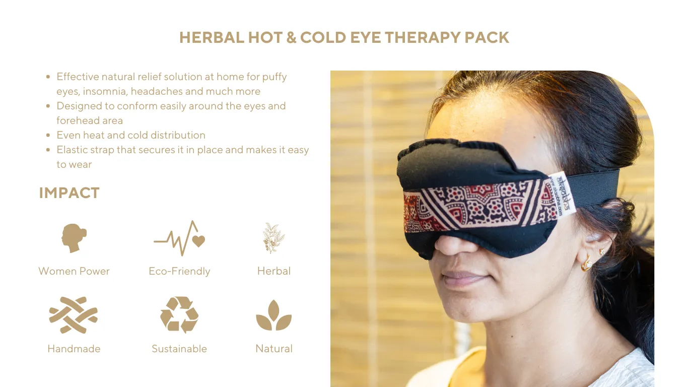 Eye Stress/Pain Relief Herbal Microwavable Heating Pad