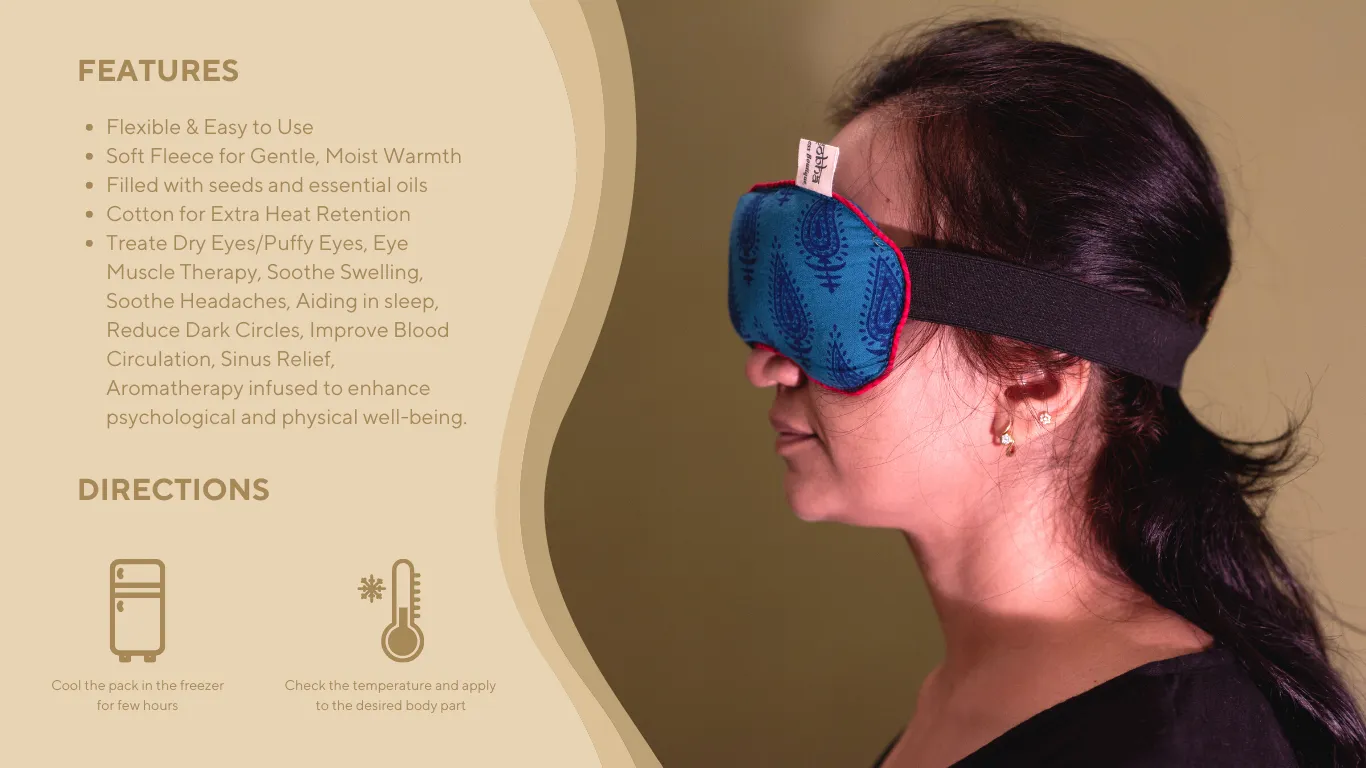 Eye Stress/Pain Relief Herbal Microwavable Heating Pad