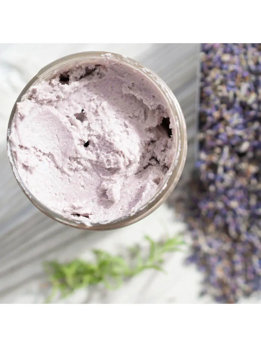 French Lavender Whipped Soap & Scrub, 8oz, Pacha Soap