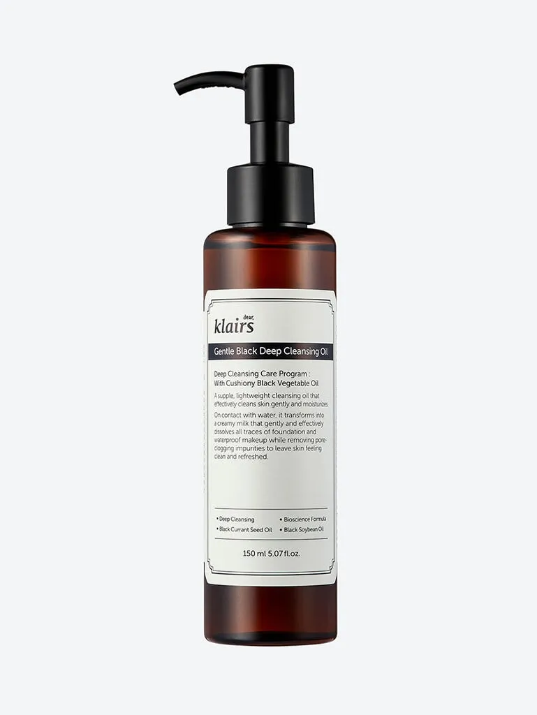 Gentle black deep cleansing oil 150ml