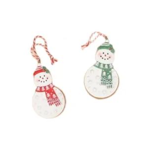 Gisela Graham Resin Gingerbread Snowman (Choice of 2)