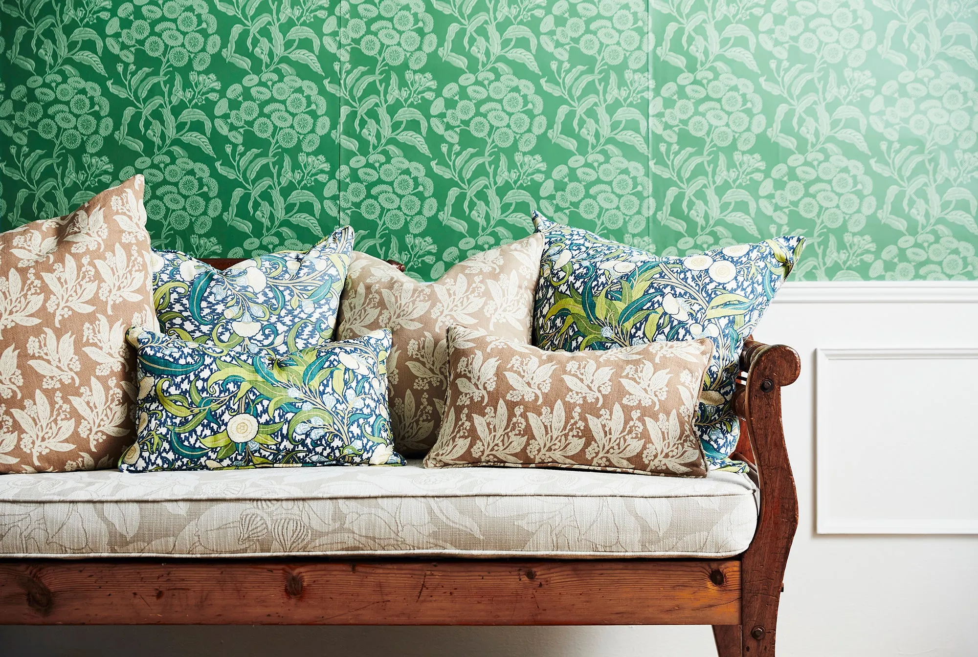 Golden Wattle Oatmeal 50x50 Cushion Cover