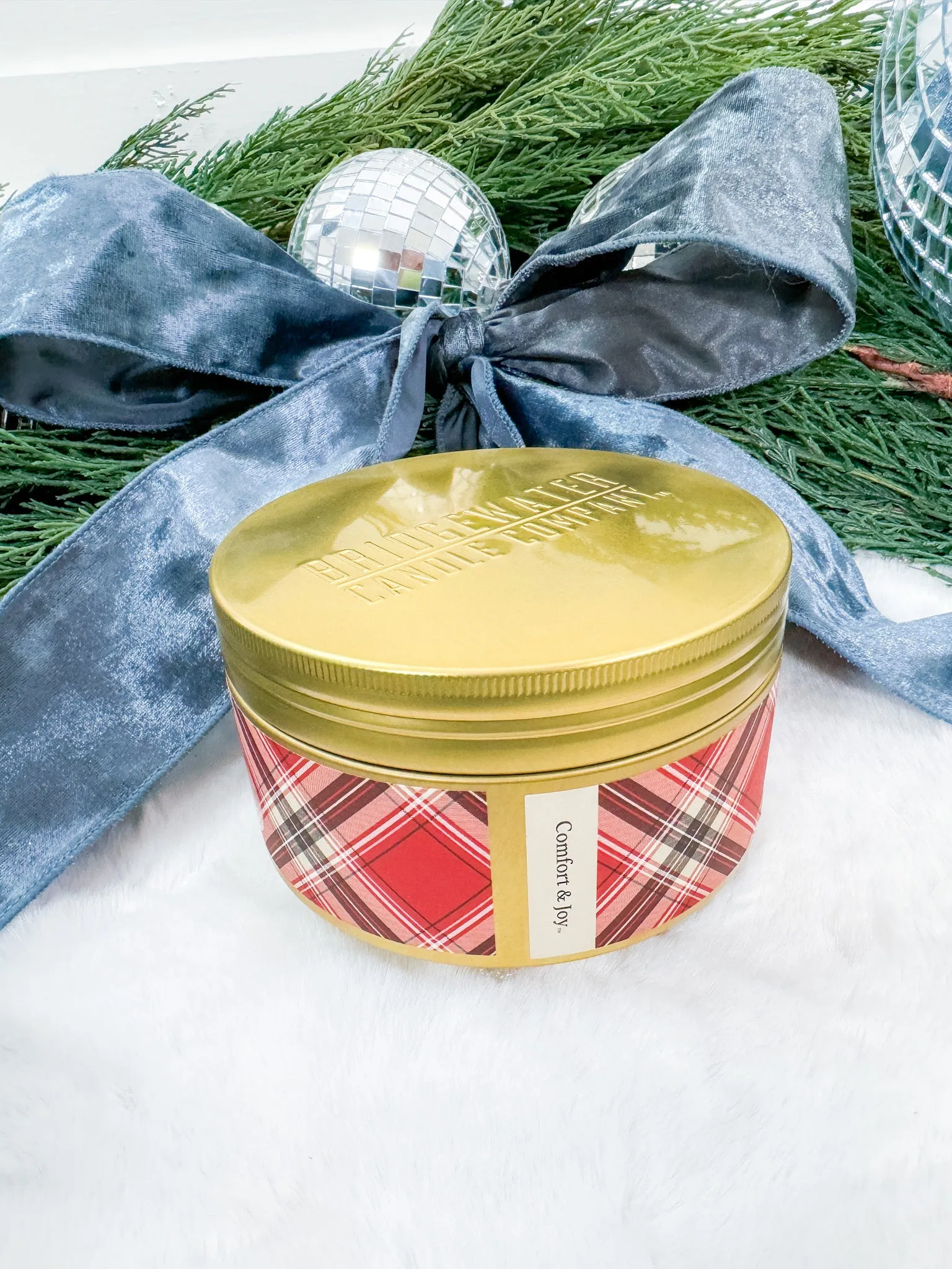 Holiday 3 Wick Candle Tin