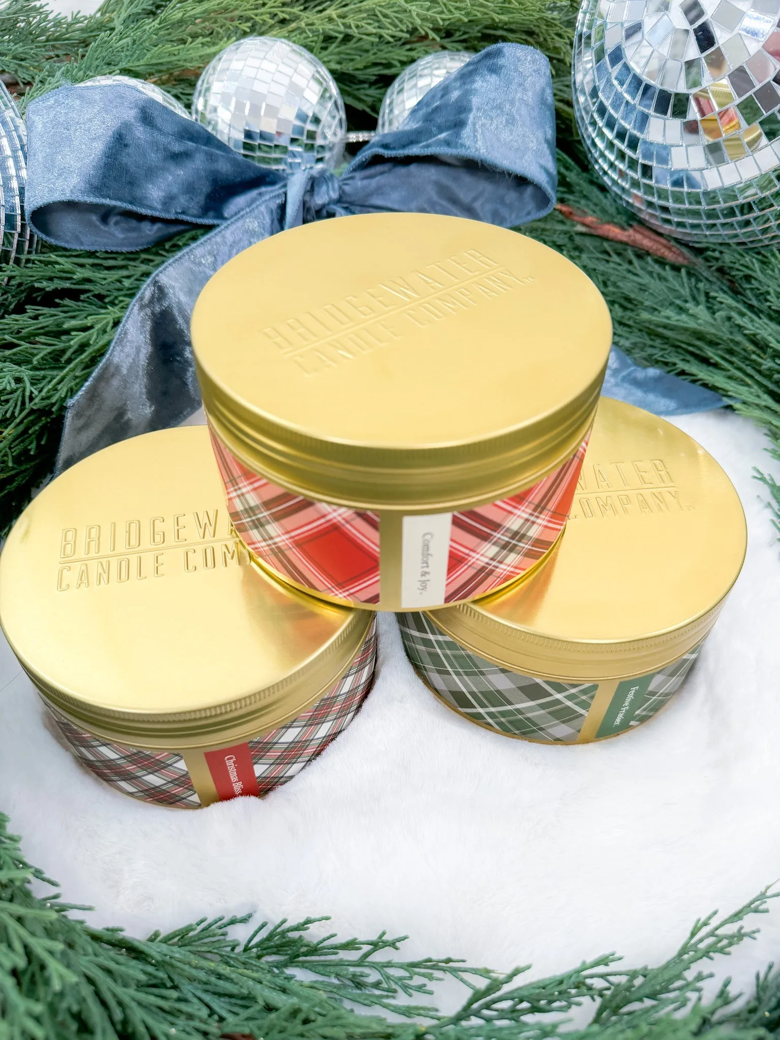 Holiday 3 Wick Candle Tin