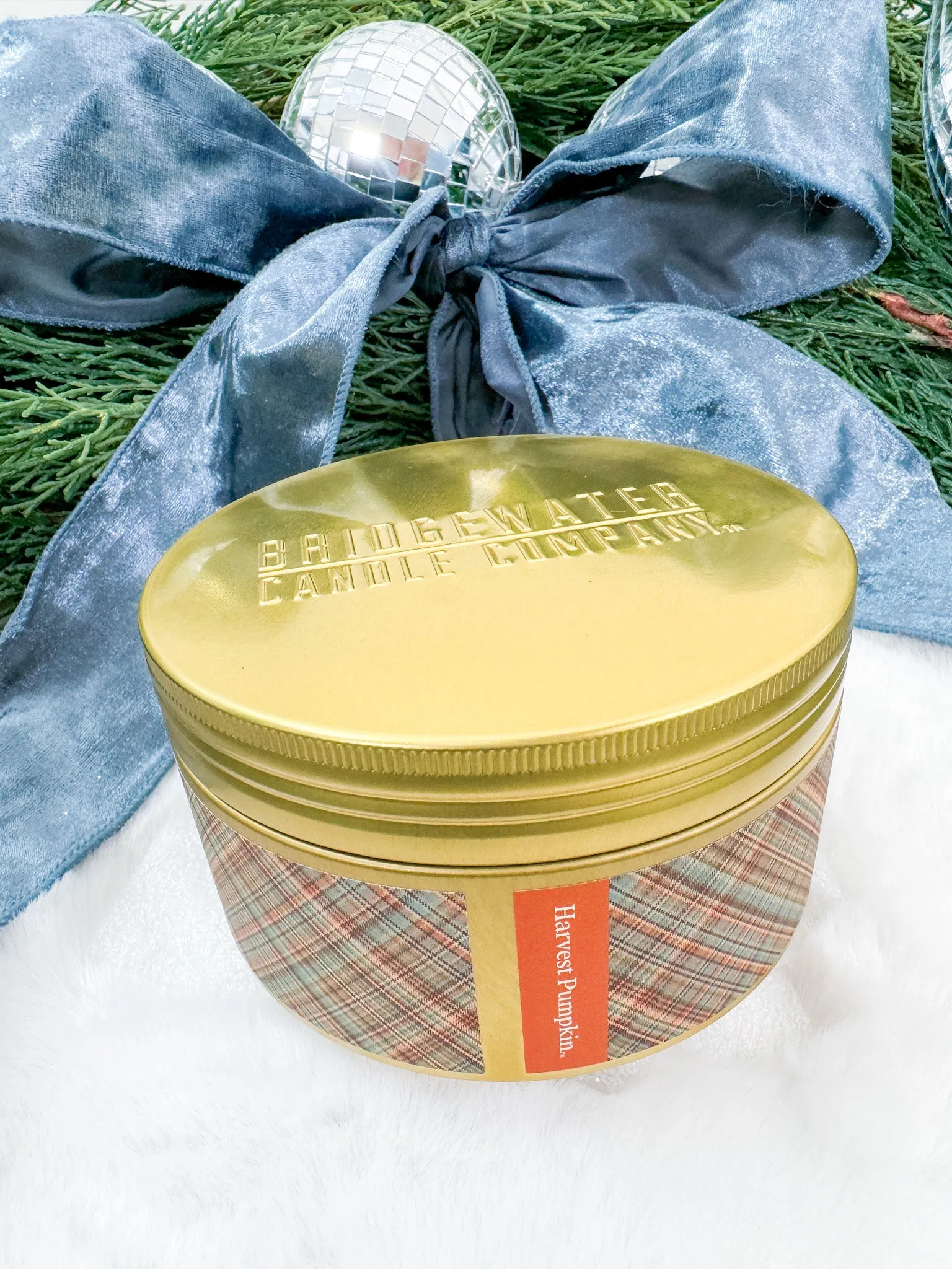 Holiday 3 Wick Candle Tin