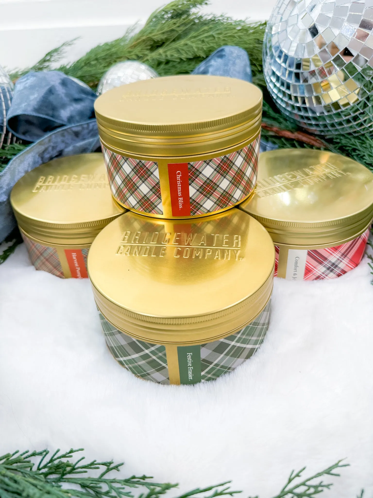 Holiday 3 Wick Candle Tin