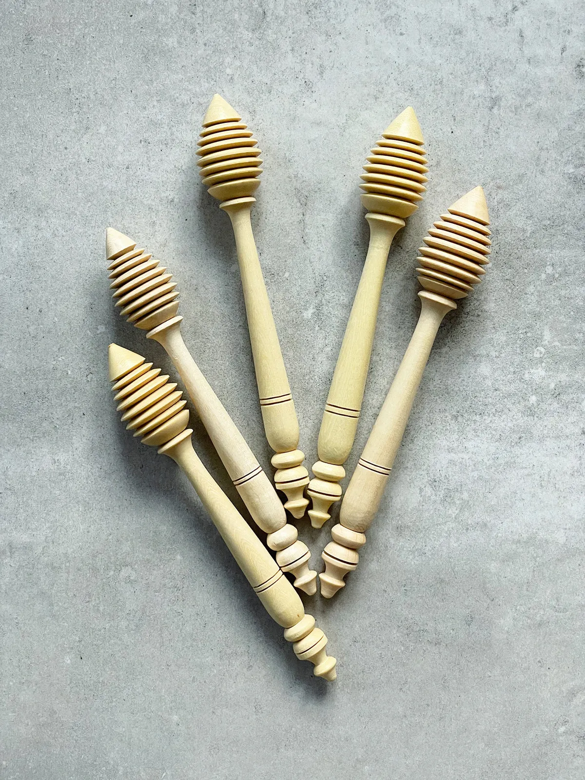 Lemon Wood Honey Dippers