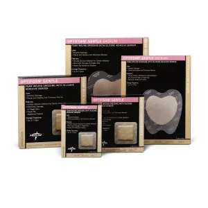 Medline Optifoam Gentle Foam Dressings with Silicone Adhesive Border