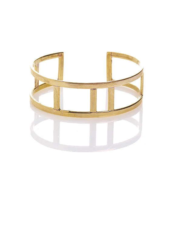 Open Cuff With Bars