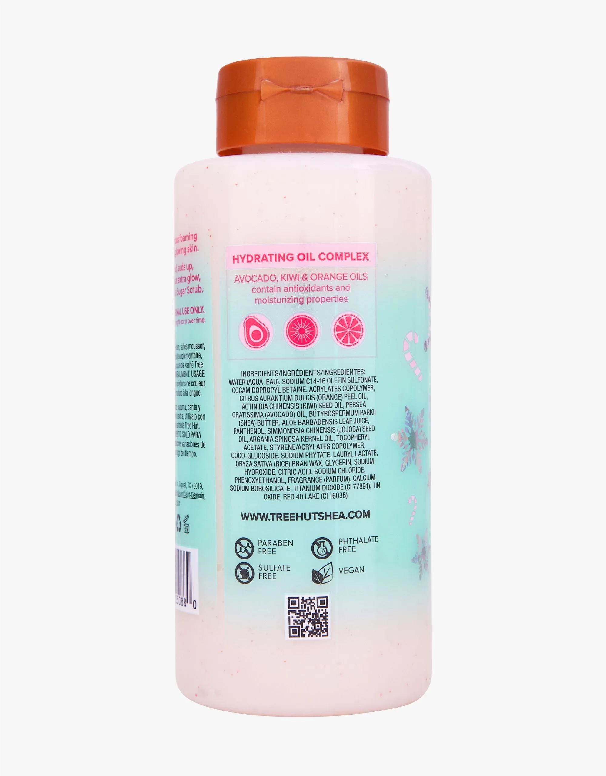 peppermint pearl foaming gel wash