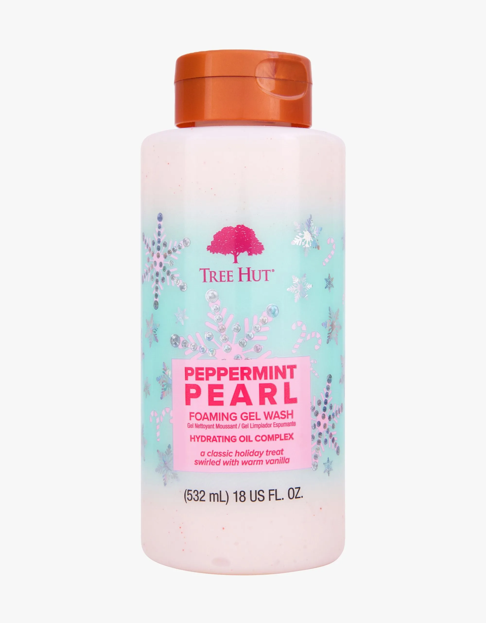 peppermint pearl foaming gel wash