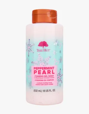 peppermint pearl foaming gel wash