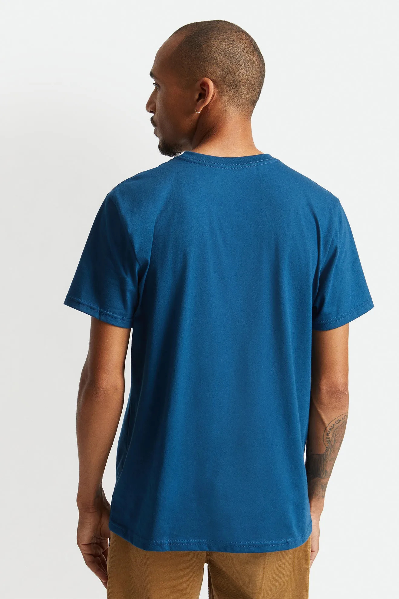 Premium Cotton S/S Pocket Tee - Joe Blue