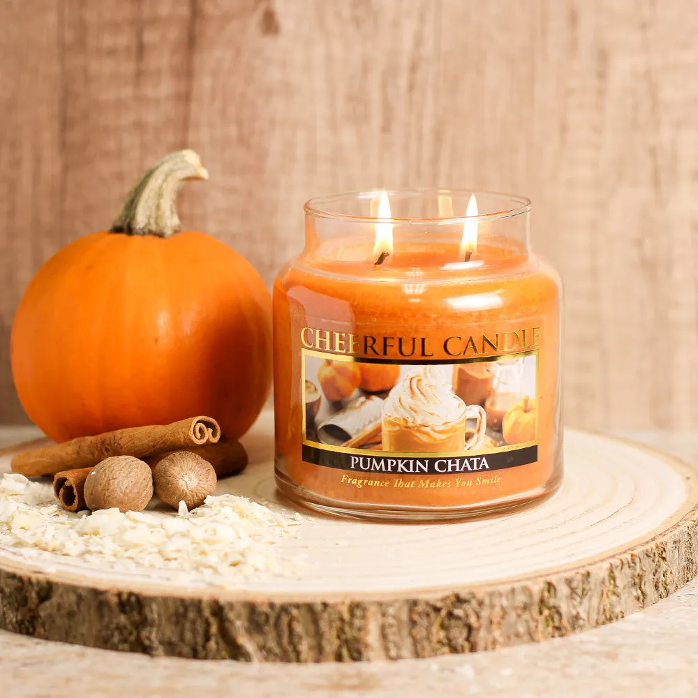 Pumpkin Chata - 16 oz Cheerful Candle