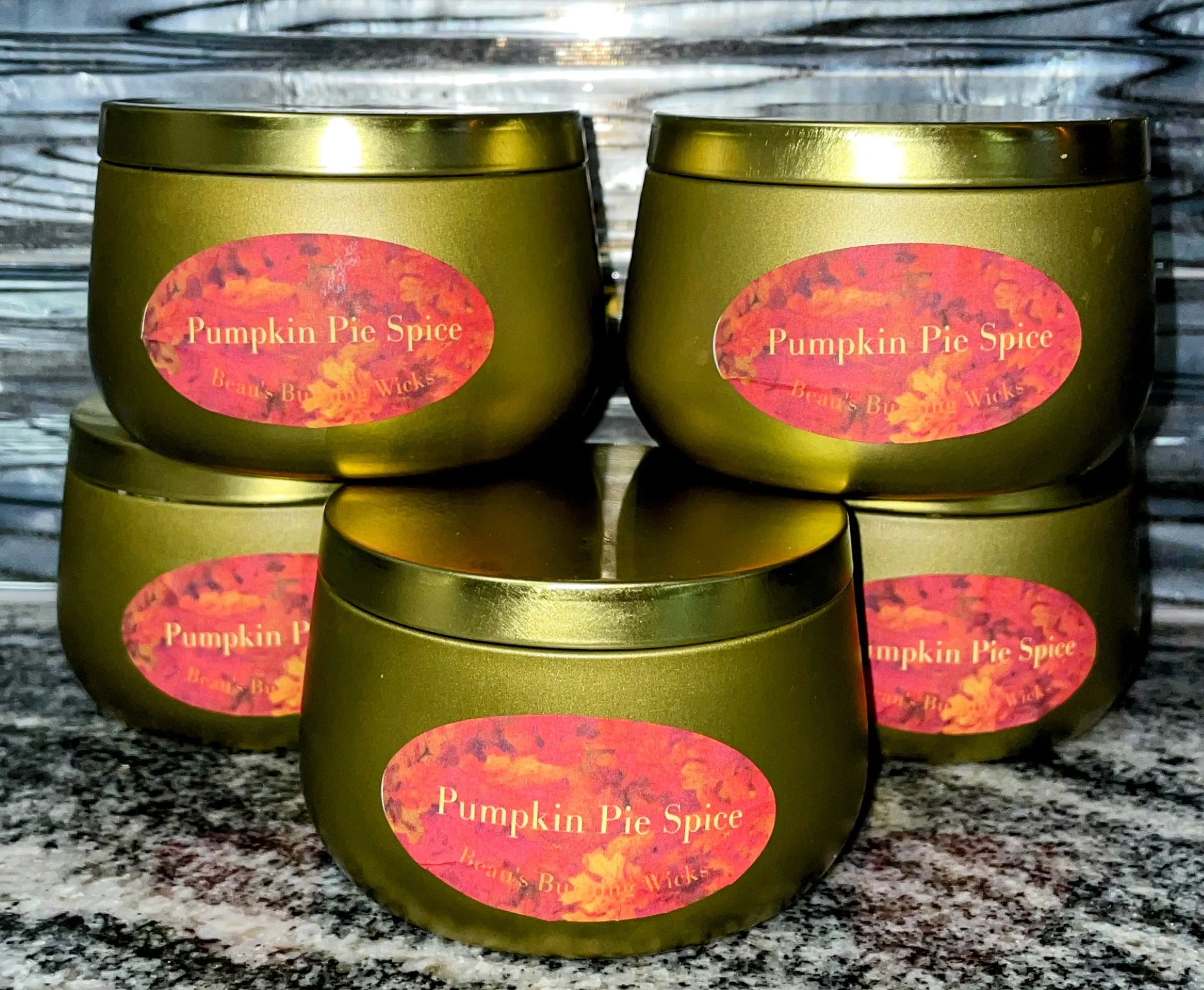 Pumpkin Pie Spice coconut soy blend wax 8oz candles and wax melts