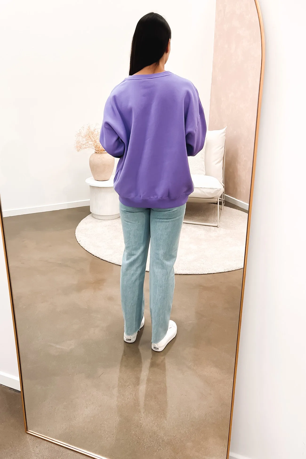Soul Fleece Crew Grape