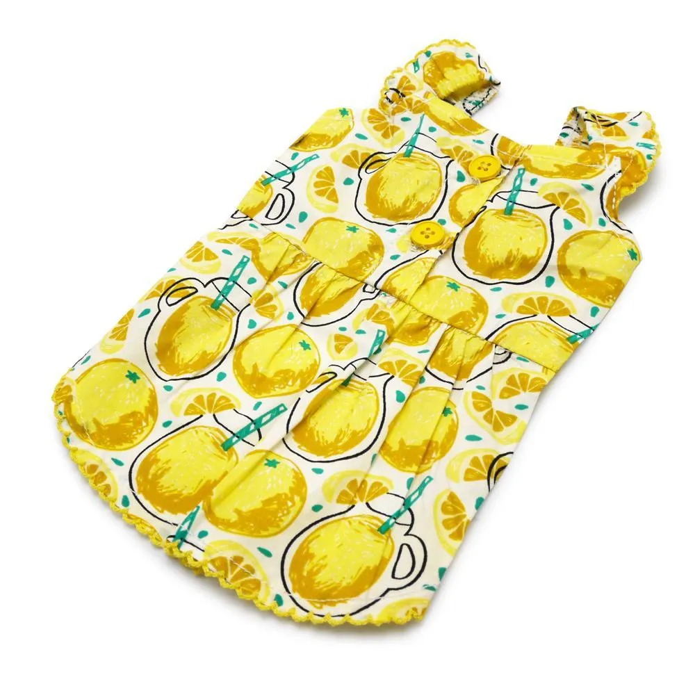 Sweet Lemonade Dog Dress