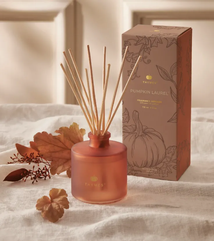 Thymes Pumpkin Laurel Petite Reed Diffuser - Final Sale 40% off in cart
