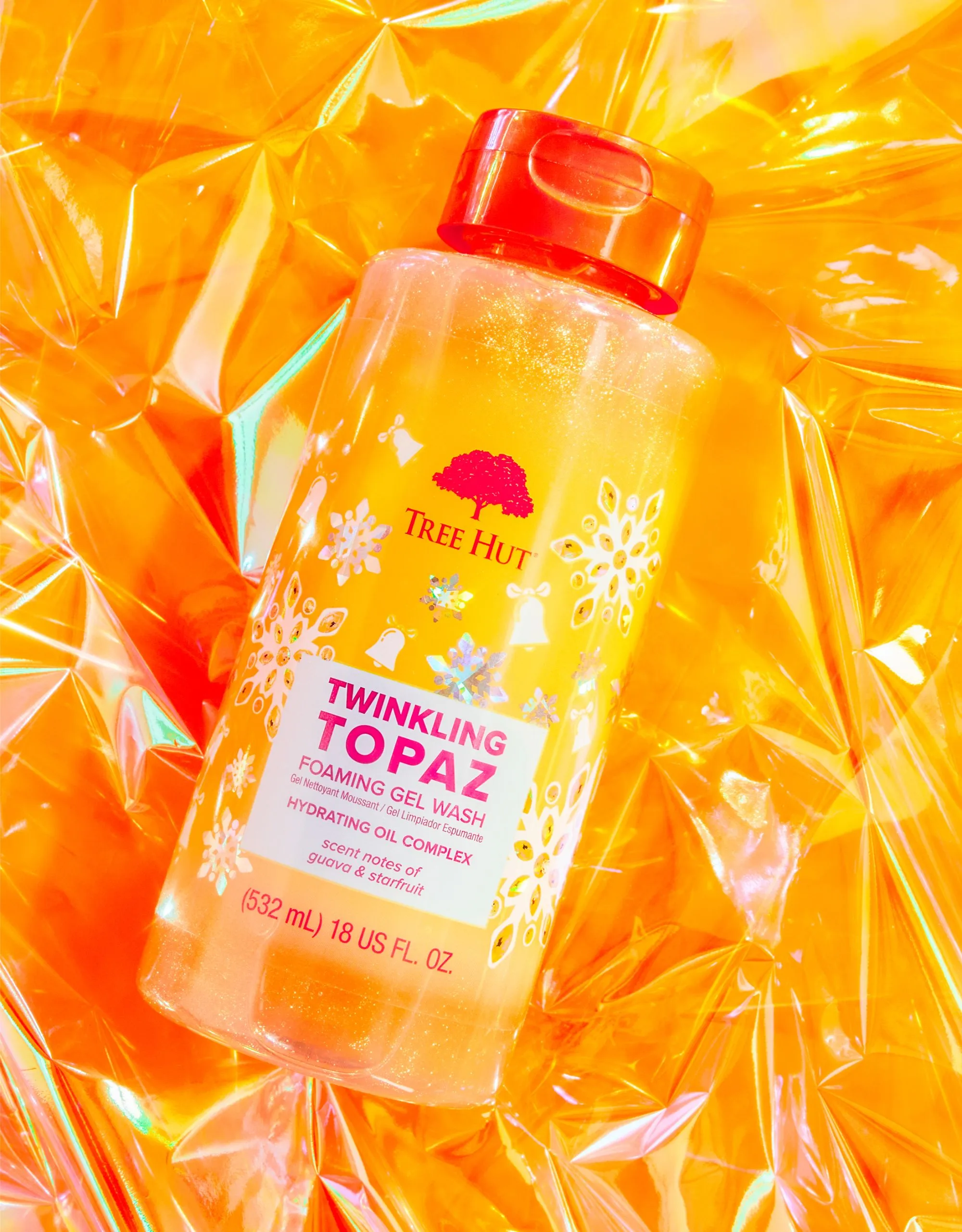 twinkling topaz foaming gel wash