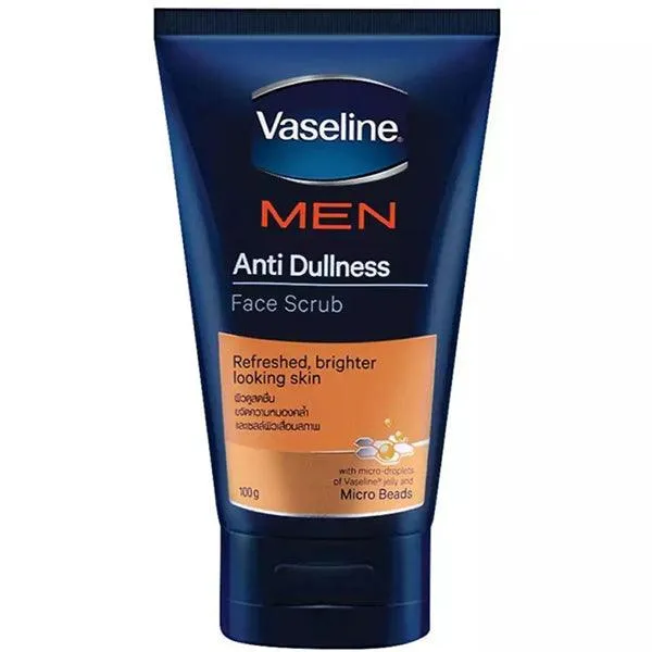 VASELINE MEN ANTI DULLNESS SCRUB 100G