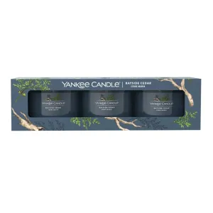Yankee Candle 37g Bayside Cedar Signature Votive Candle (Pack of 3)